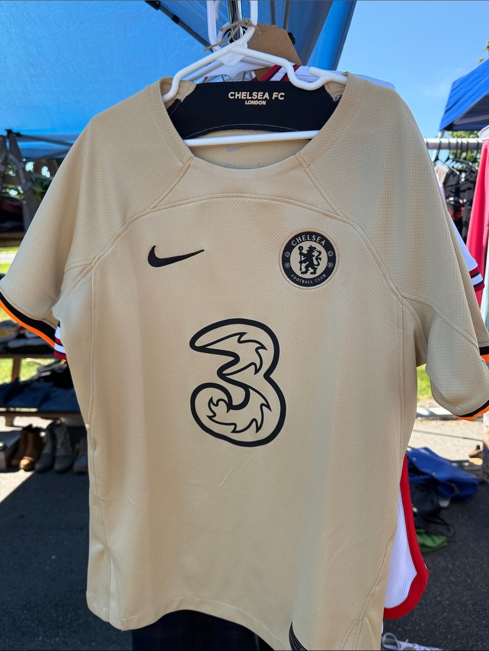 NIKE CHELSEA FC 2022/23 STADIUM THIRD BIG KIDS' DRI-FIT SOCCER JERSEY